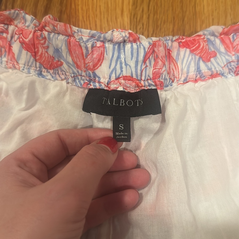 Talbots Pull On Lobster Lined Drawstring Shorts - image 6